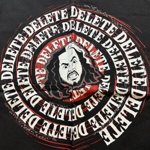 NWT WWE Authentic Matt Hardy Woken Warrior L T-Shirt Black Delete Broken TNA